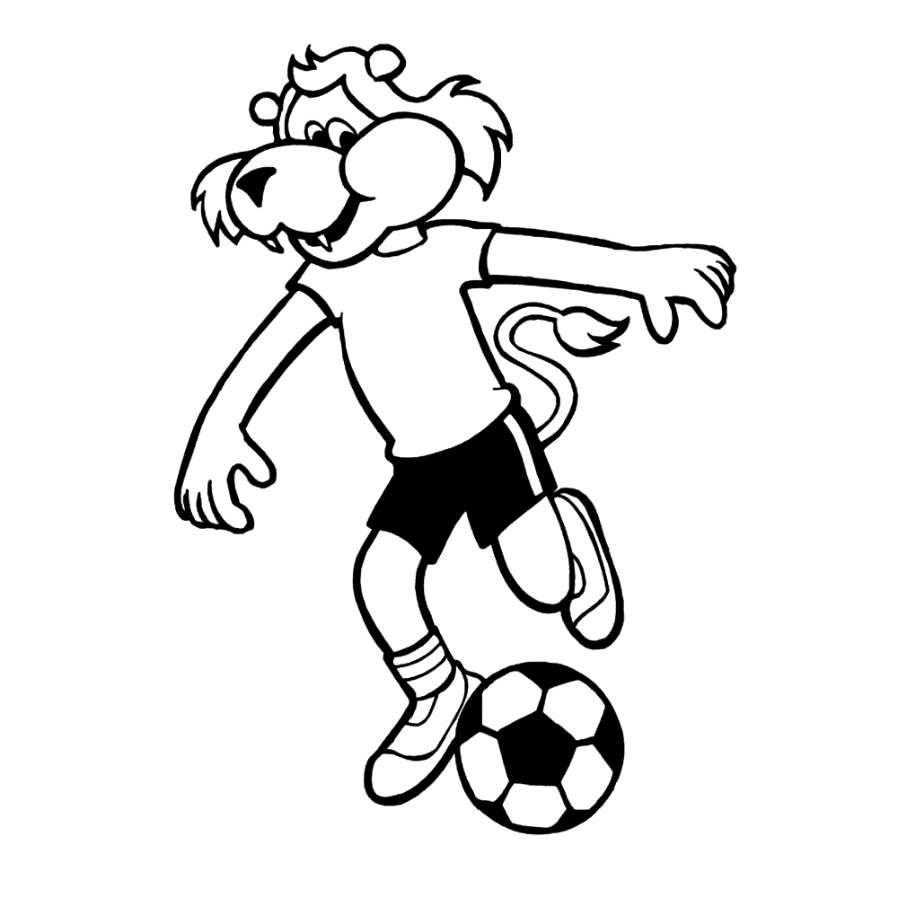 Plansa de colorat cu Fotbal 34 28
